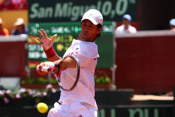 El duelo Verdasco-Kohlschreiber de la Copa Davis de Marbella, en im&aacute;genes